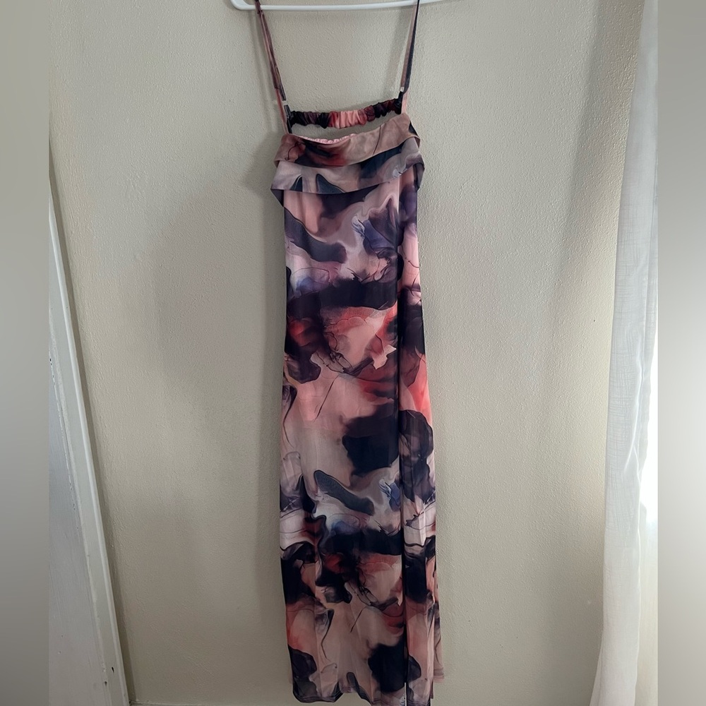 Elegant Multicolor Maxi Dress